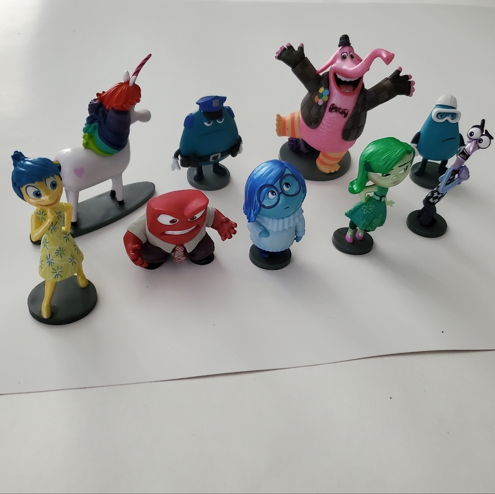 Inside Out 9 piece Disney Pixar figures